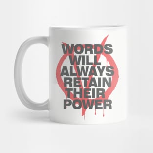 Words Power - V for Vendetta Mug